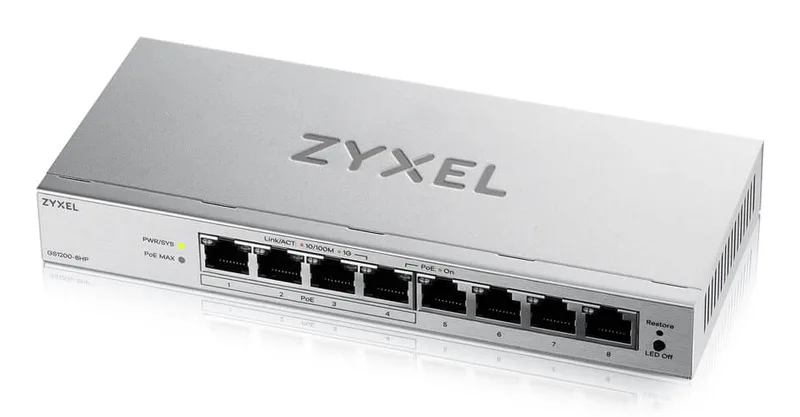 Zyxel 8-Portars Web-managed Gigabit Switch med livstidsgaranti [GS1200-8]