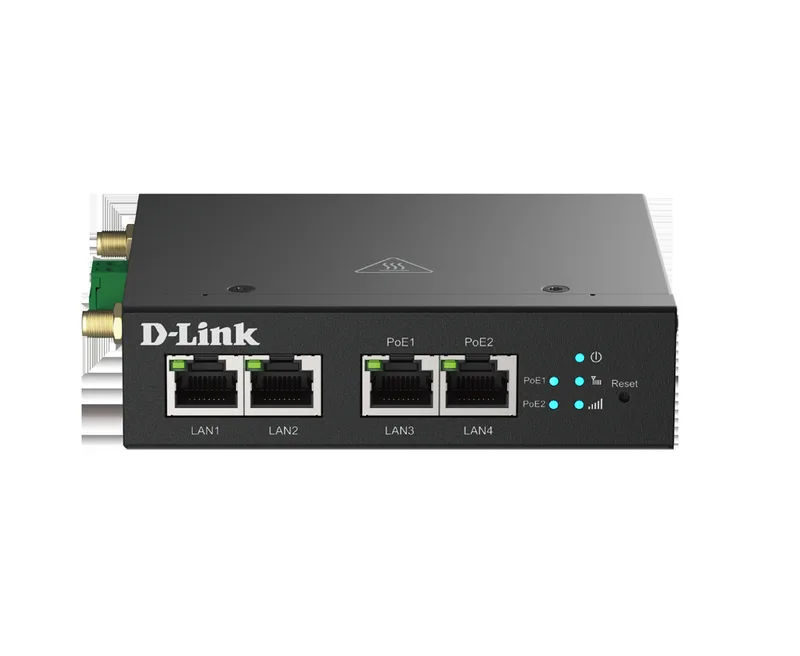 D-Link 4G LTE M2M VPN PoE+ Industrial