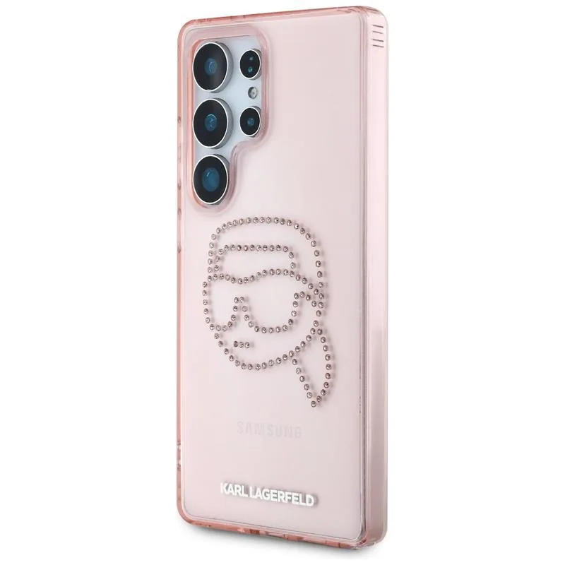 Karl Lagerfeld Mobilskal till Galaxy S25 Ultra Rhinestones Karl Head
