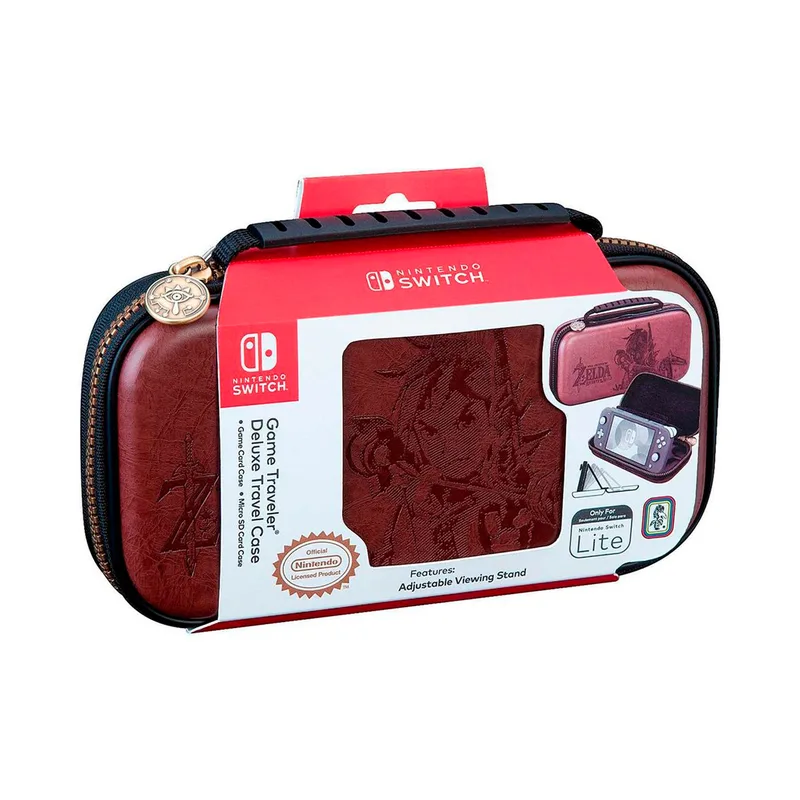 Nintendo Switch Lite Game Traveler Deluxe Case – Zelda (brun)
