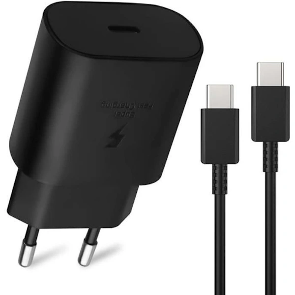 Snabbladdare och kabel kompatibel med Samsung Galaxy A15/A14