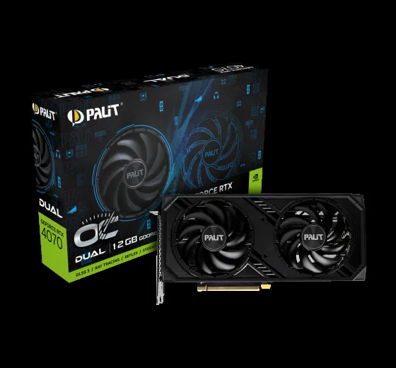 Palit GeForce RTX 4070 Dual OC grafikkort