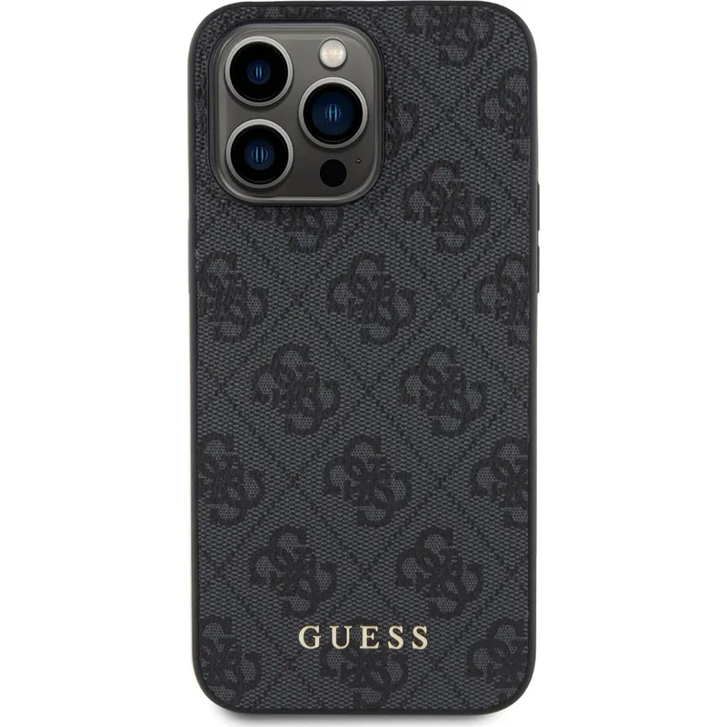 Guess Mobilskal till iPhone 15 Pro Max Metall Gold Logo