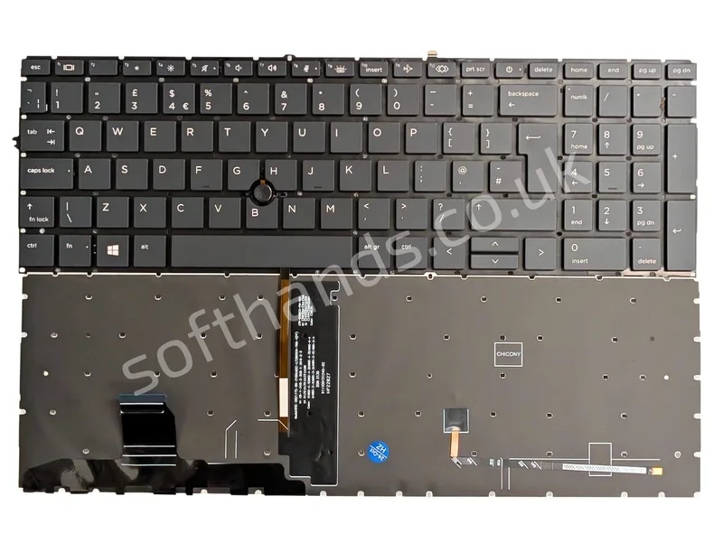 HP Keyboard Uk With Backlight