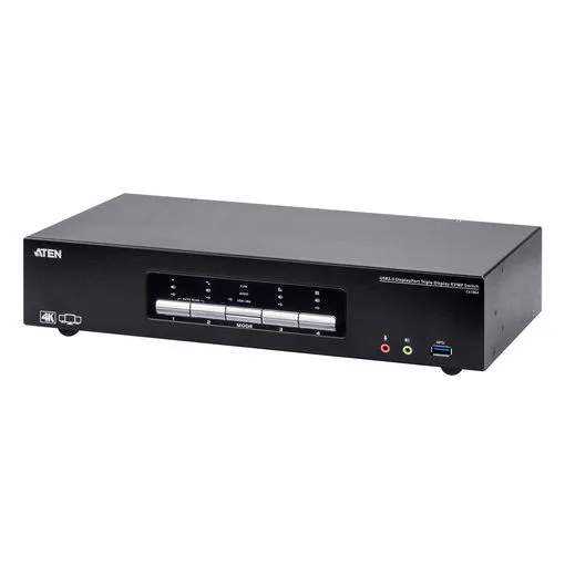 Aten 4-portars 4K DisplayPort KVMP™-switch med USB