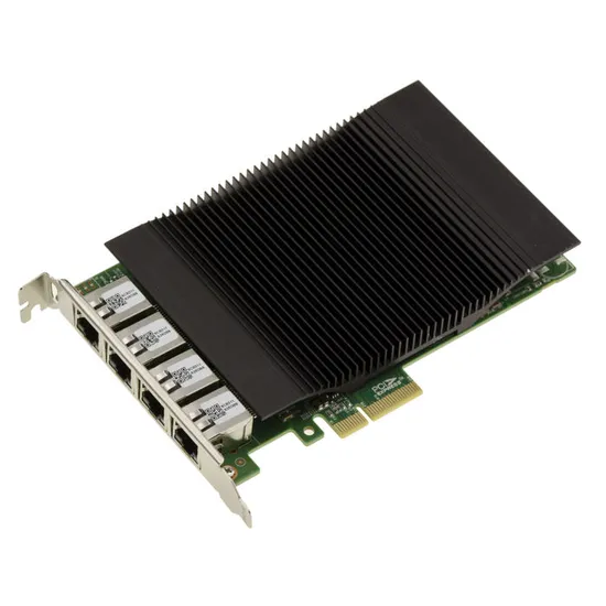 KALEA-INFORMATIQUE PCIe x4 nätverksstyrenhetskort med 4 portar 2.5 Gigabit Ethernet RJ45