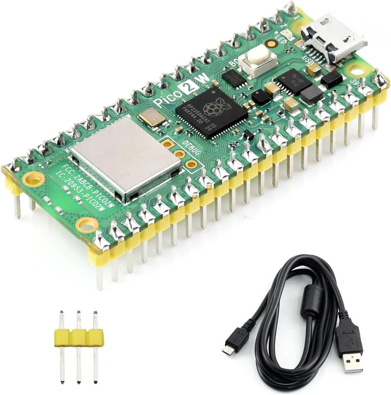 Waveshare Pi Pico W Microcontroller Board
