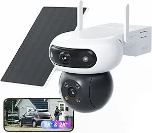EZVIZ Utomhus wifi-övervakningskamera med solpanel