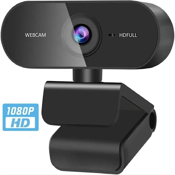 PUSOKEI 1080P Webbkamera med Mikrofon