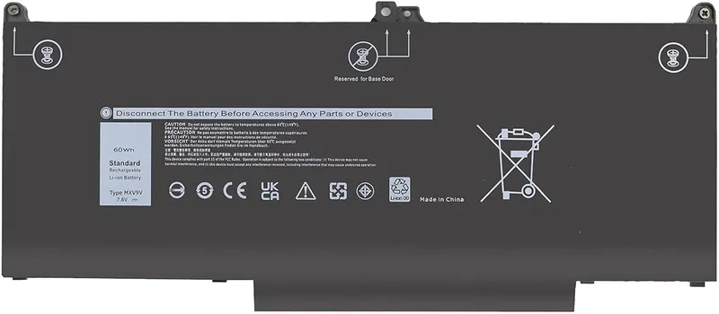 MXV9V laptopbatteri kompatibel med Dell Latitude