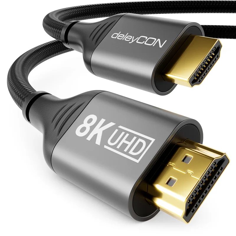 deleyCON 1m 8K HDMI 2.1-Kabel