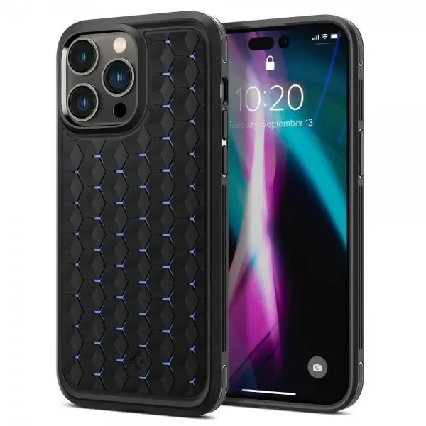 Spigen iPhone 14 Pro Max Skal Cryo Armor matt svart
