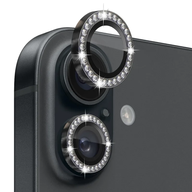 Hama iPhone 16/16 Plus Kameralinsskydd Härdat glas