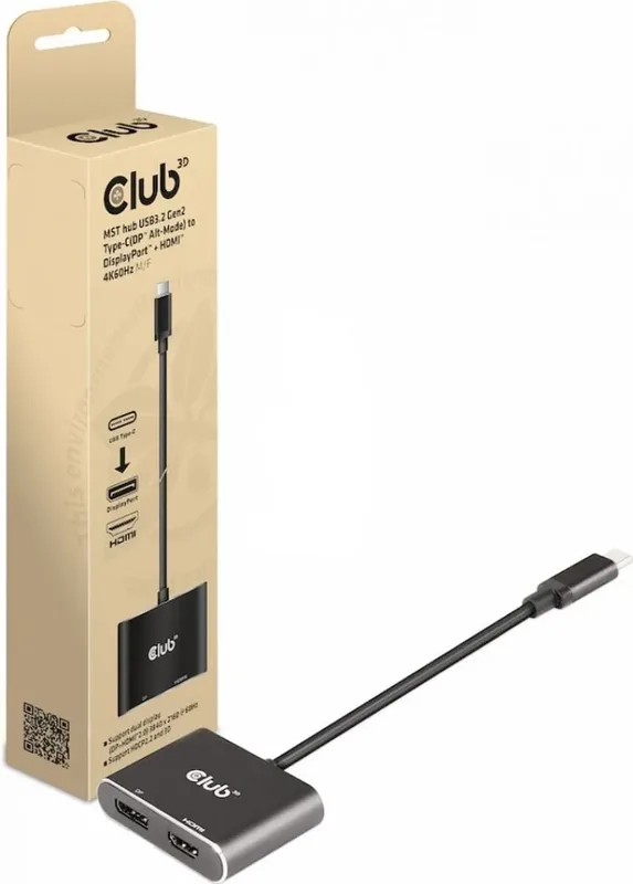 Club 3D Extern videoadapter USB-C 3.1 HDMI