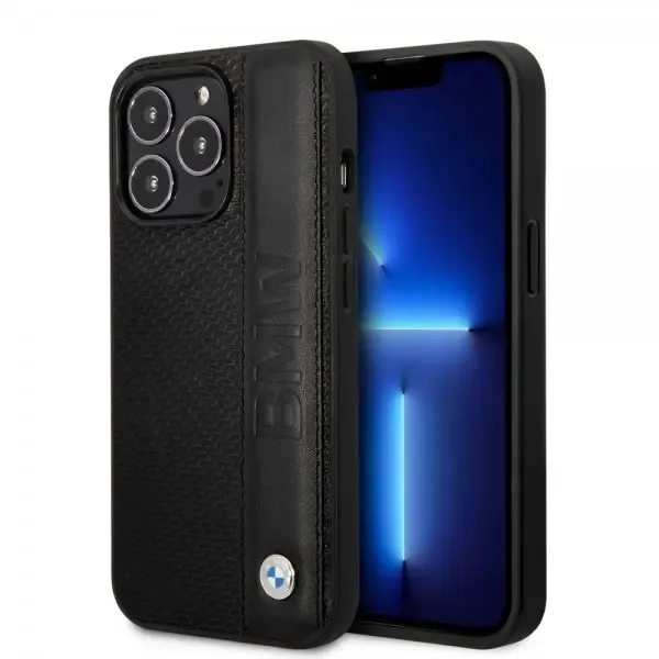 BMW iPhone 14 Skal Big Logo Stripe