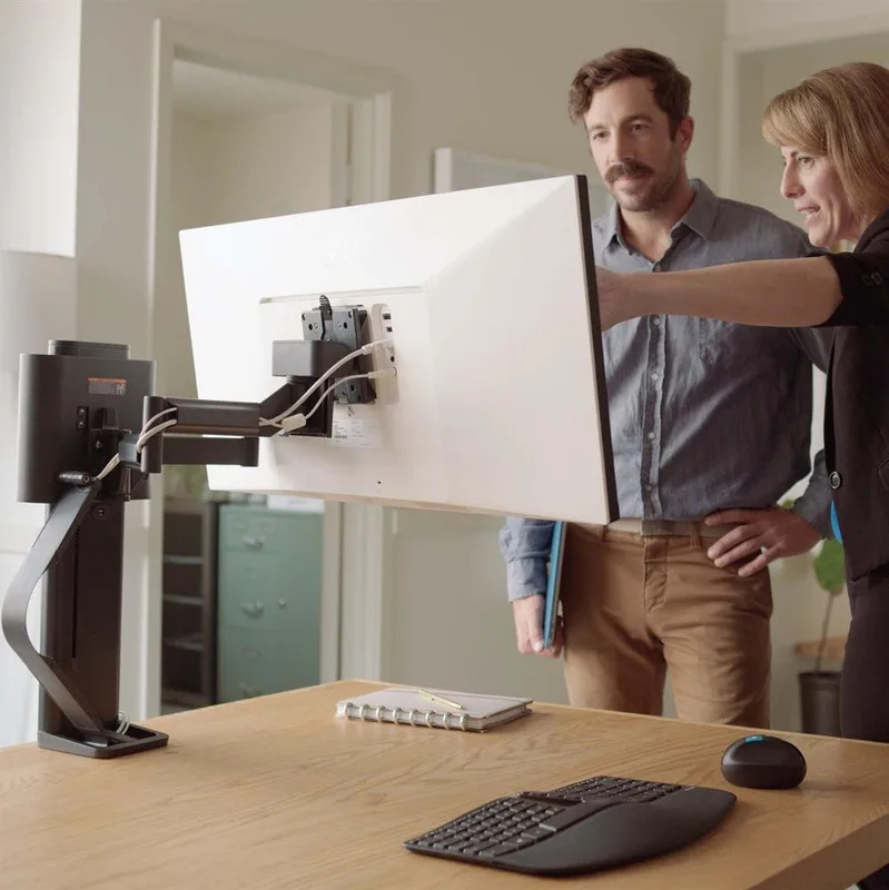 Ergotron Trace Single Monitor Svart
