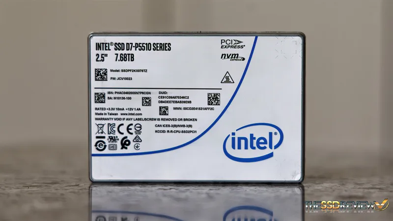 INTEL SSD D7-P5510 7.68Till 2.5p PCI-E
