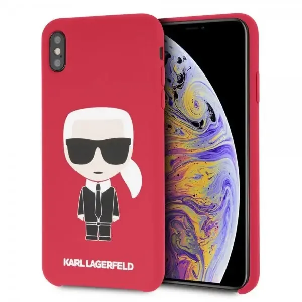 Karl Lagerfeld iPhone XS Max Skal Saffiano Ikonik