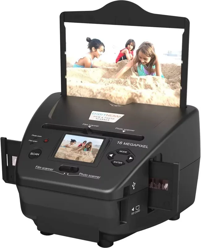 135-films diabildsskannerkonverterare Ergonomisk bärbar Förbättrad fotoskanningsprocess Smidig USB-anslutning Funktioner Fotoskanner Negativfilmdiabil