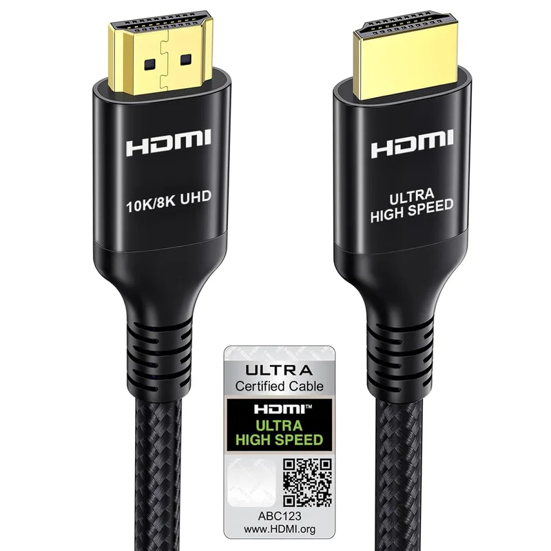 Certifierad 10K 8K HDMI 2.1 Kabel