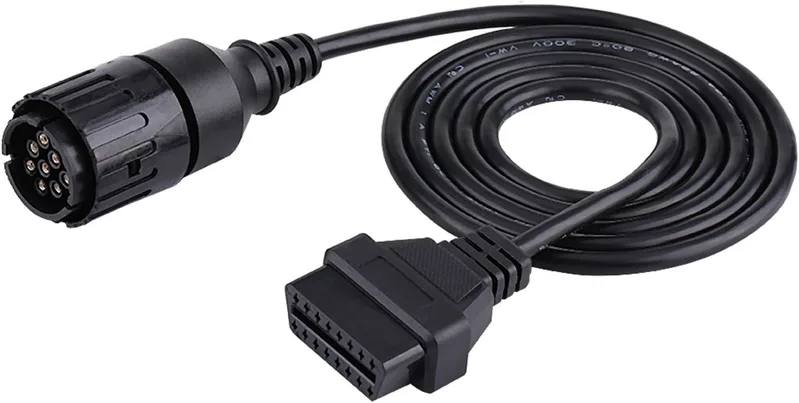 Qiilu Câble Adaptateur On-Board Diagnostics2