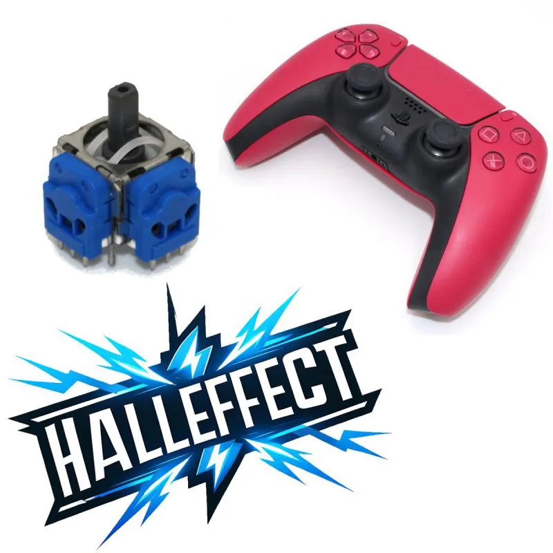 Hall effekt analogsticks kompatibla med PS5-styrenhet