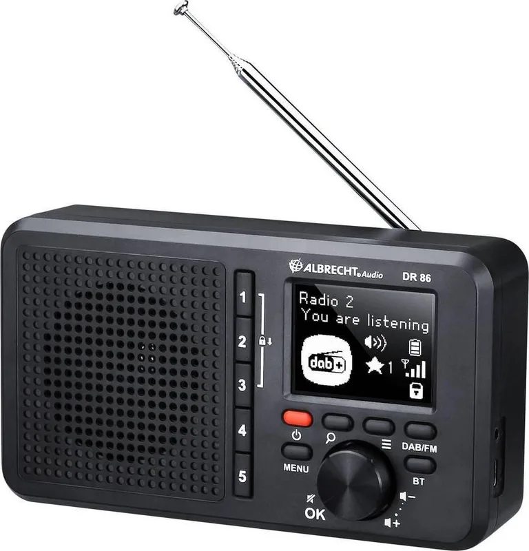 Albrecht DR 86 liten seniorradio
