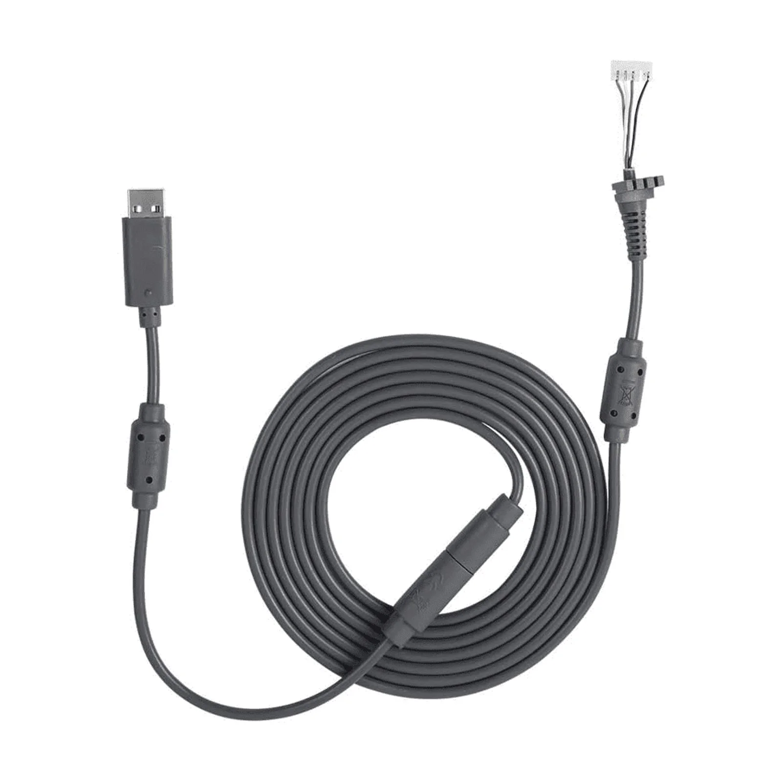 kabel för 360, USB 5pin Gamepad Cable Replacement Wire Breakaway Adapter för 360