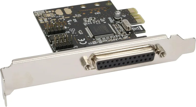 InLine 76624C gränssnittskort, 1 x 25 pol parallell + 2 x 9pol-seriell, PCIe (PCI-Express)
