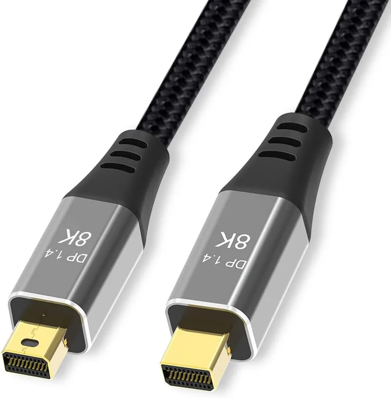 YIWENTEC 2 m 6,6 FT Mini DP till DisplayPort-kabel