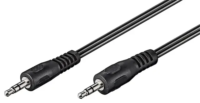 Goobay Ljudanslutningskabel AUX, 3,5 mm stereo, 90°, 2 m, Sharkskin Grey