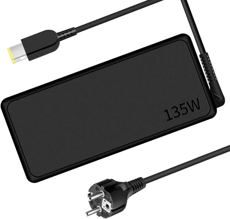 shefor Kompatibel med Lenovo bärbar strömadapter laddningskabel