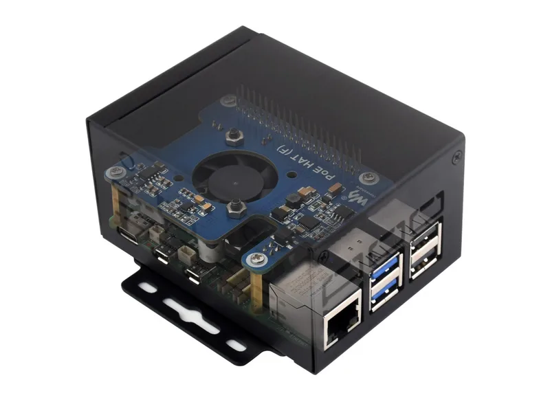 Waveshare Industrial Grade Metal Case (D) For Raspberry Pi 5
