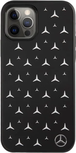 Mercedes Silver Stars Pattern Skal iPhone 11