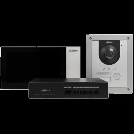 DAHUA KTP01L(F) KIT VIDEOPORTERO IP EXTERIOR PARA INSERTAR + INTERIOR MONITOR