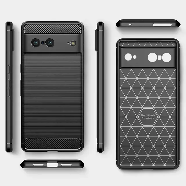 MTK Karbon fiber Texture Skal TPU till Google Pixel 8a