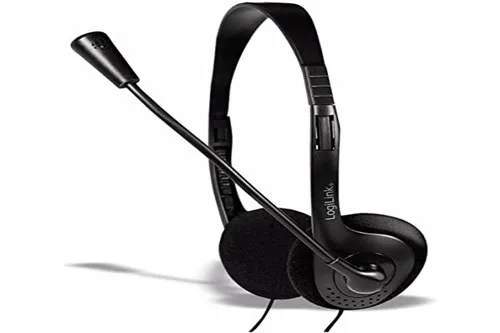 LogiLink HS0052 hovedtelefoner/headset Ledningsført Kontor/Callcenter