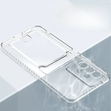 INF Transparent Skyddsfodral med Korthållare för Samsung