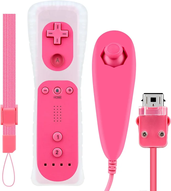 OSTENT Rörelsebaserad Trådbunden Nunchuck Controller för Nintendo Wii Konsol