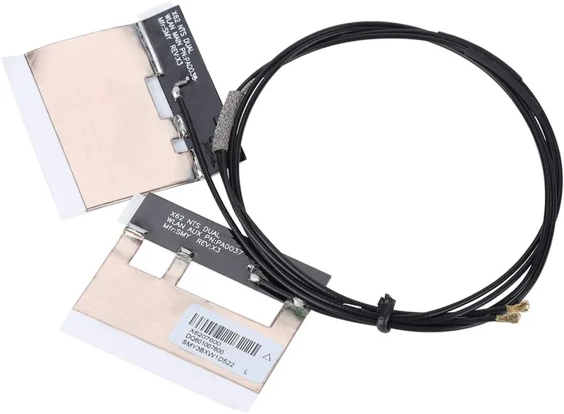 Focket Inbyggd M.2-antenn, RF--Pigtail-kabelantenn 2 st/set DIY IPE Gene4 inbyggd NGFF/M.2 WLAN-antenn med IPEX4-anslutning 2,4/5G