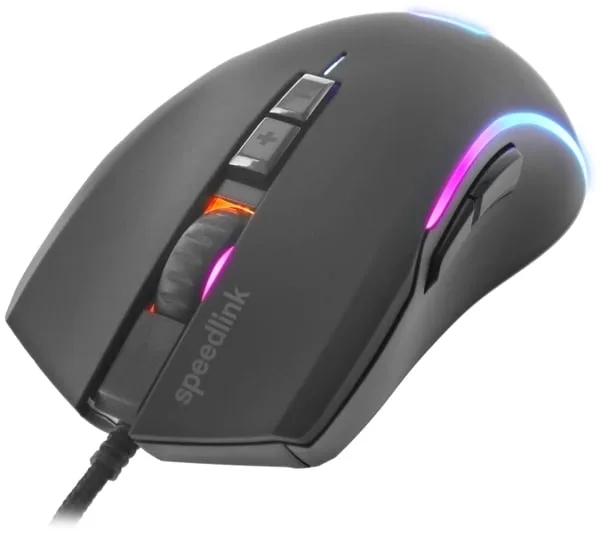 Speedlink ZAVOS spelmus, gummi-svart