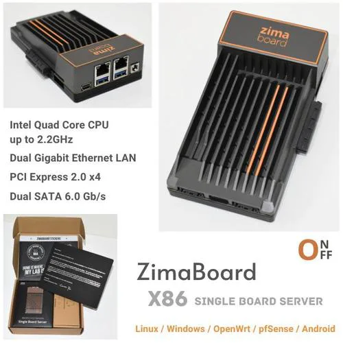 ZimaBoard 2 x86 Single Board Server Mini DIY NAS Personlig Cloud