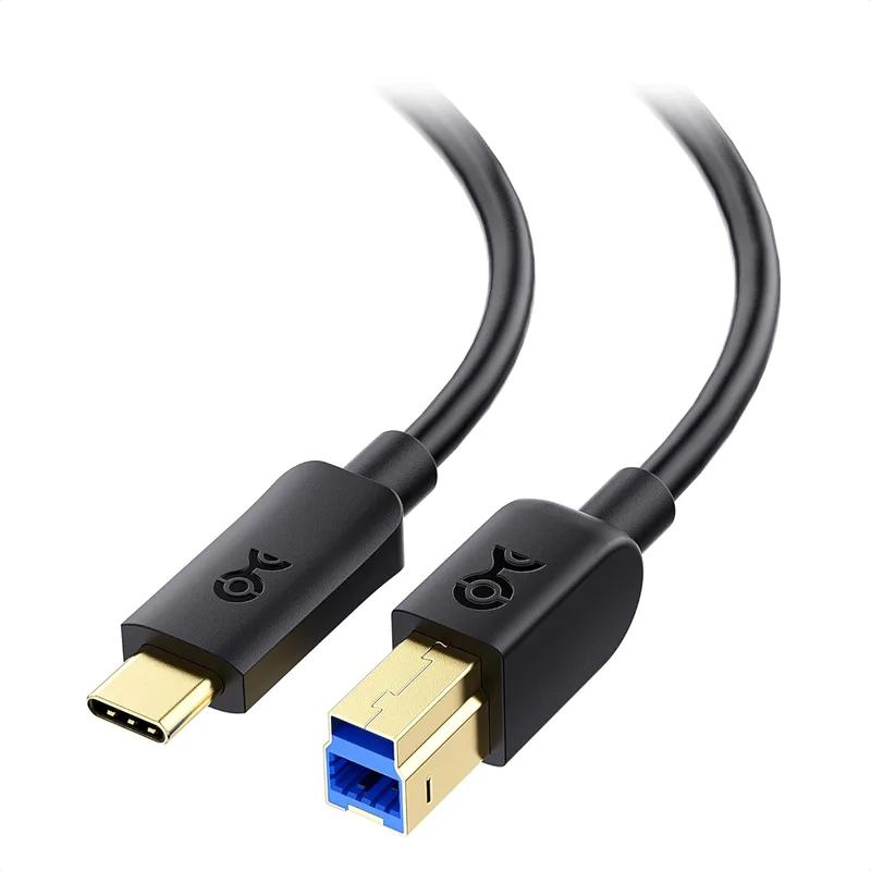 LINDY 2 m USB 3.1-kabel, USB-C hane till USB B 3.0 hane