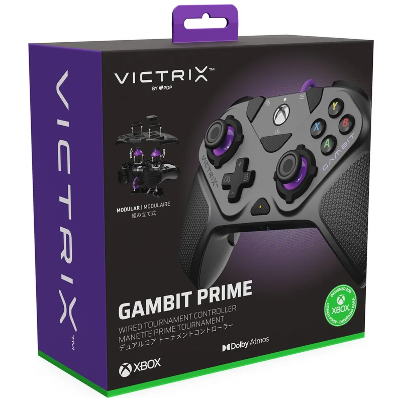 Turtle Beach Victrix Gambit Prime Wired Tournament Controller Licensed for Xbox Series X|S, Xbox One & PC