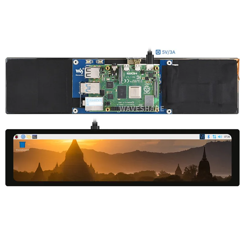 Waveshare 11.9inch Capacitive Touch Control Panel Screen LCD