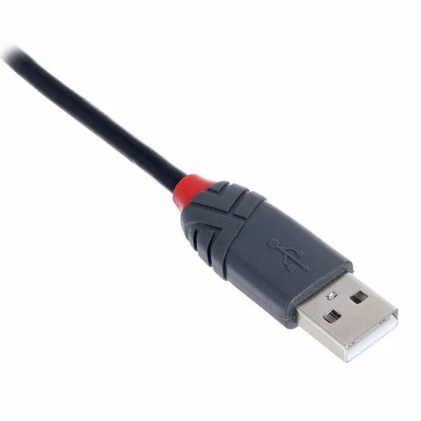 LINDY 41751 0,5 m USB 2.0 typ A till B-kabel