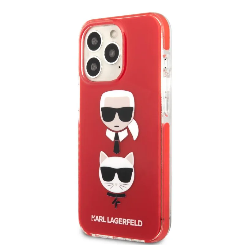 Karl Lagerfeld iPhone 13 Pro Skal Karl & Choupette Head
