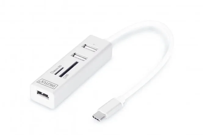 DA-70243 kortläsare USB 2.0 Vit