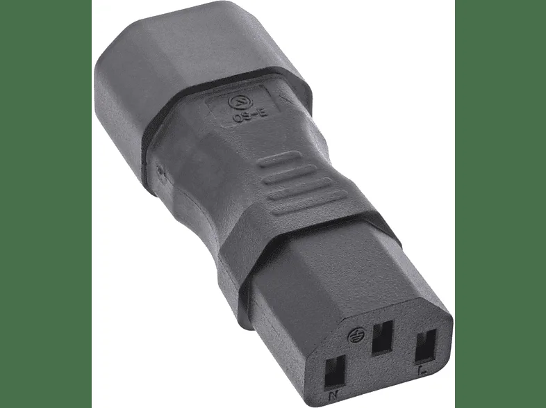 InLine® 16723F nätadapter IEC 60320 C14/C13