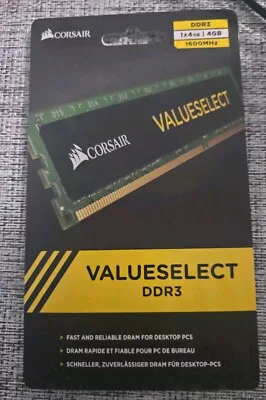 Corsair CMV4GX3M1A1600C11 Value Select 4GB (1x4GB) DDR3 1600Mhz CL11